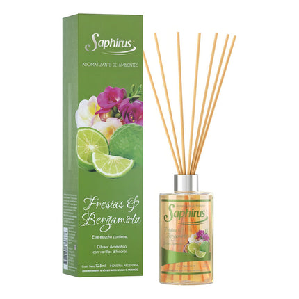 Difusor Aromatizante Saphirus Fresias Y Bergamota