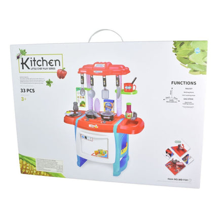 Cocina Interactiva Con Luz Y Sonido 33pcs. Ty363222 V