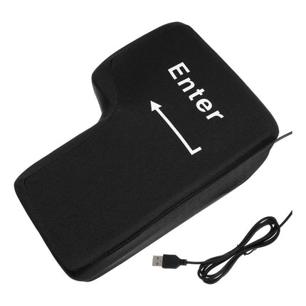 Botón Enter Gigante Para Teclado Negro