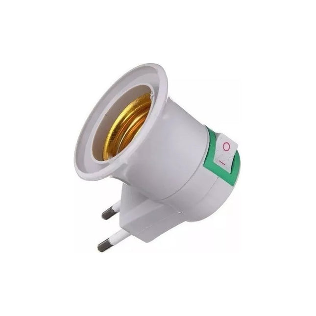 Enchufe Porta  Lampara Con Llave De Encendido