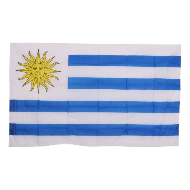 Bandera De Uruguay 60 X 100 Cm St23276 Blanco Y Celeste