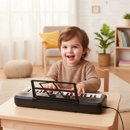 Teclado Órgano Infantil Electrónico Ty372741 Negro