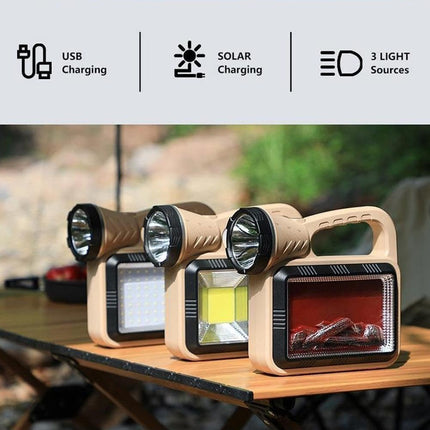 Linterna Fogata Multifunción Solar Cob V