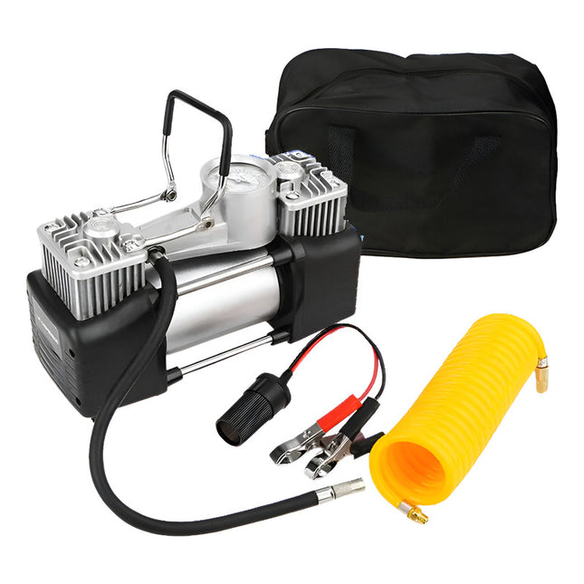 Compresor De Aire Portátil De 2 Cilindros 628-4x4 Gris