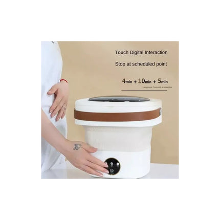 Mini Lavadora Portatil Con Cubeta Plegable Con Centrifugado B