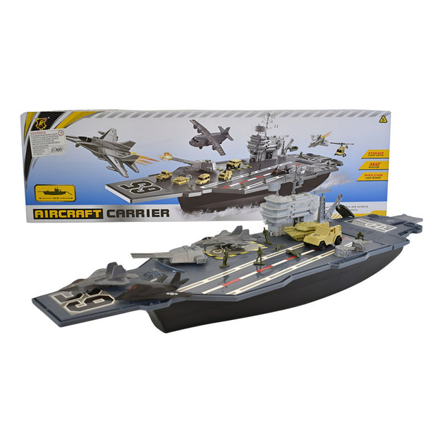 Juego De Batalla Militar En Porta Aviones 86cm Gris