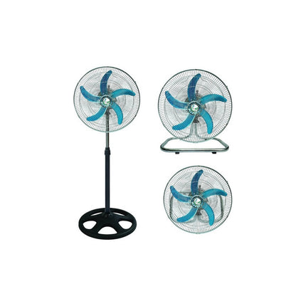 Ventilador  Turbo De Metal 3 En 1  Super Oferta 5 Aspas  49 Cm