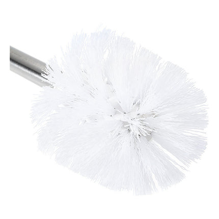 Escobilla Para Bano Metalica Color Pulido Plateado