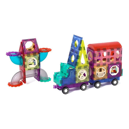 Juego De Construccion Con Imanes Para Niños 58 Piezas 58 Zow