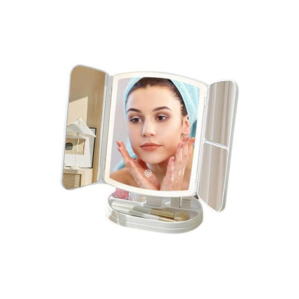 Espejo Tocador Con Luces Para Maquillaje Chw03028 Blanco