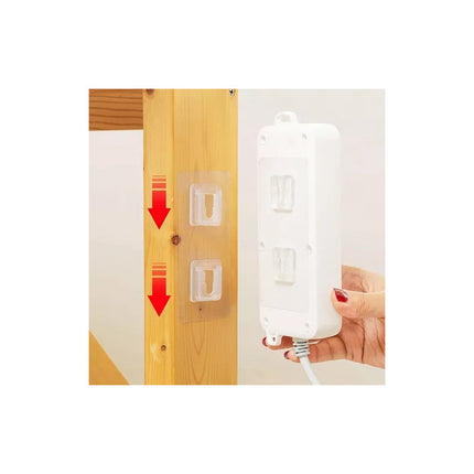 Gancho Pared Cinta Doble Faz Resiste 10 Kg Colgador Adhesivo