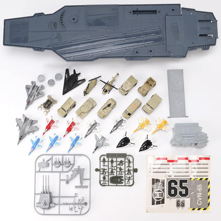 Juego De Batalla Militar En Porta Aviones 86cm Gris