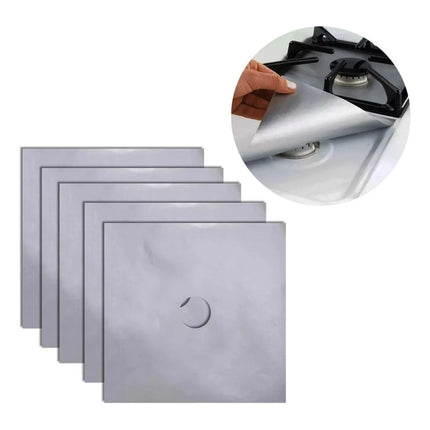 Protector De Hornallas En Aluminio Set X 12 Piezas Cocina