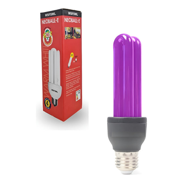 Lampara De Luz Negra  Para Fiesta Luz Violeta 18w Negra