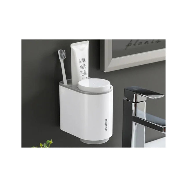 Porta Cepillo Con Vasos Magnéticos Ecoco E1905 X