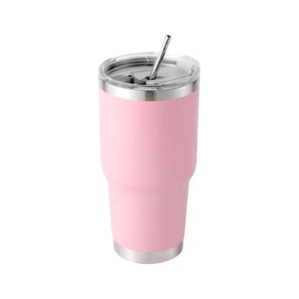 Vaso Térmico Con Tapa Y Sorbito 900 Ml X