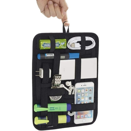Tabla Organizador Digital Elástico Medidas 27,5 X 19,5 Cm Negro