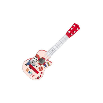Guitarra Infantil Con Luces Y Sonido Roja