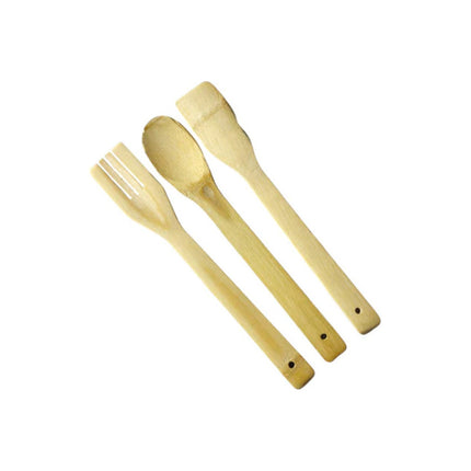 Set X3 Cubiertos De Bambu X