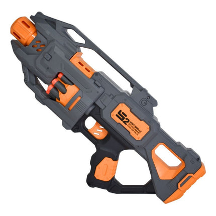 Pistola Ametralladora A Pilas Con Lanzadores  Ty363279b Gris