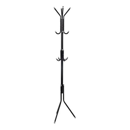 Perchero Metal Doble Percha  Negro
