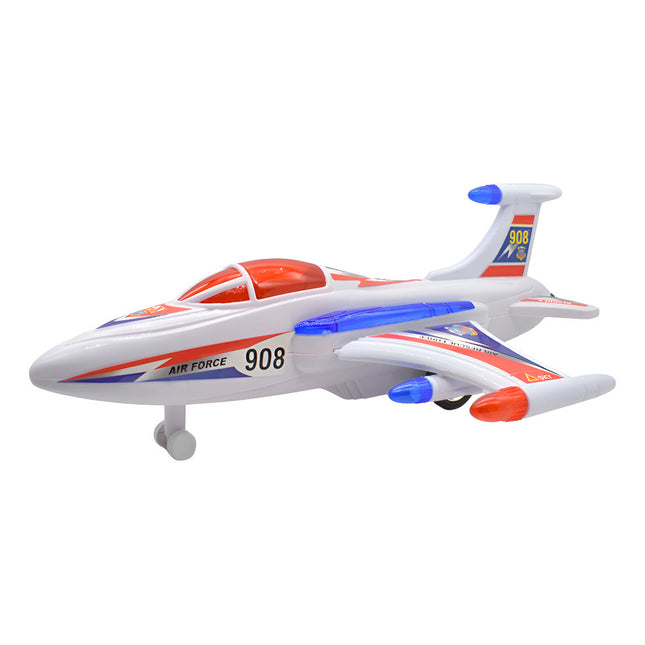 Avion De Policía Con Ruedas A Cuerda Ty363118a V