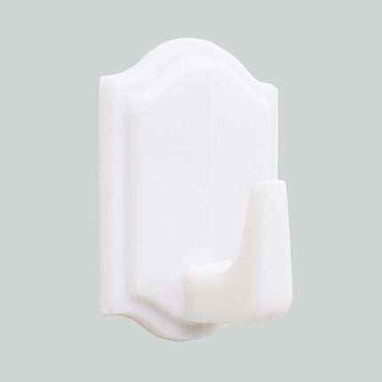 Ganchos Plastico 12 Unidades Con Cinta Doble Faz 5x3 Blanco