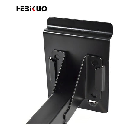 Soporte De Guitarra Bajo Pared Largo Panel Ranurado Negro