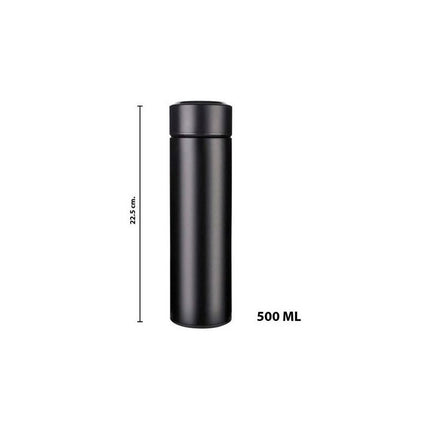 Termo Botella Digital Led Táctil 500 Ml Pantalla Táctil Led