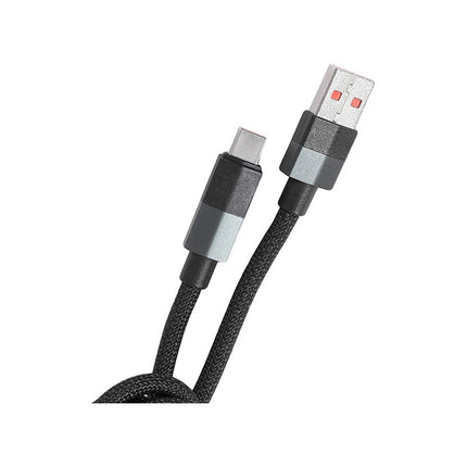 Cable Trenzado Treqa De Carga Celular 1 M Ca-8973 Usb Tipo C V