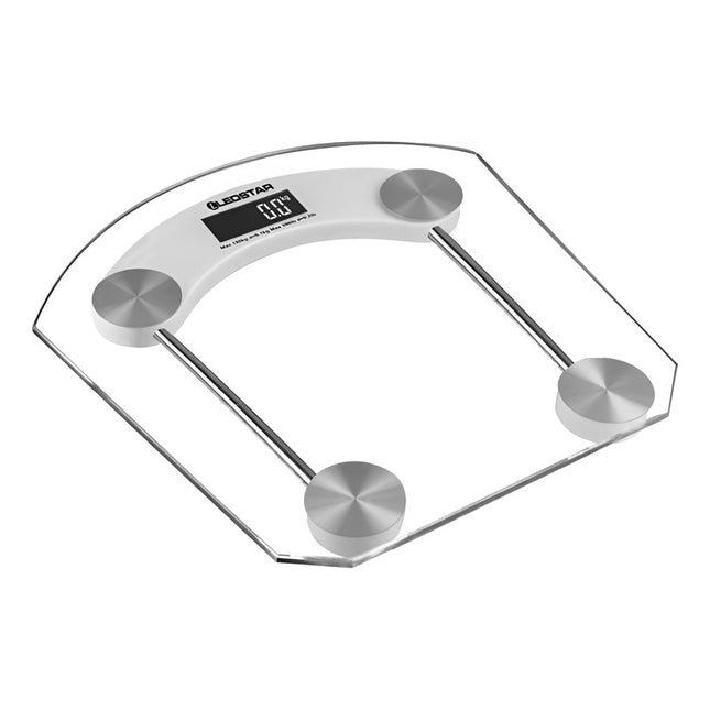 Balanza Digital Ledstar Glass Cuadrada 180kg Vdro