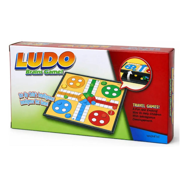 Juego De Mesa Ludo Magnético Plegable 18x18cm Ty372832a