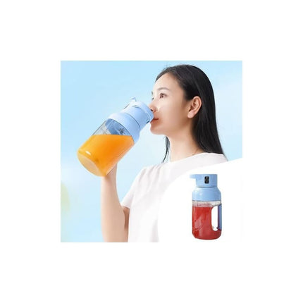 Licuadora Botella Portable Recargable Con Manija V