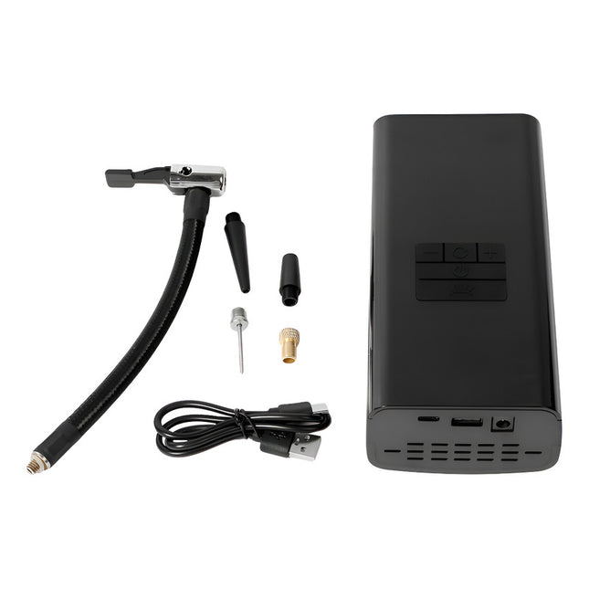 Compresor De Aire Portatil A Batería Inflador 5289 Negro