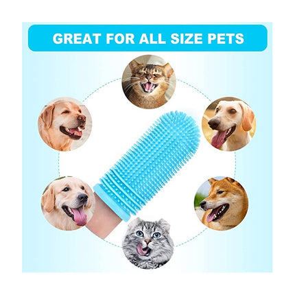 Cepillo De Dientes Para Perro En Silicona Con Estuche V