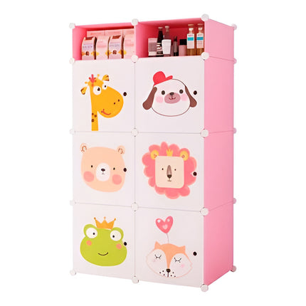 Ropero  Infantil Desmontable 6 Módulos + Estante V