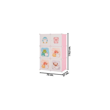 Armario Infantil Armable Con Puertas 28796 V