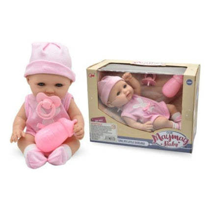 Muñeco Bebé De Goma Con Accesorios 25cm