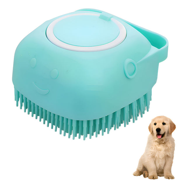 Cepillo De Baño Mascota Perro Gato Esponja Ducha Dispensador Varios