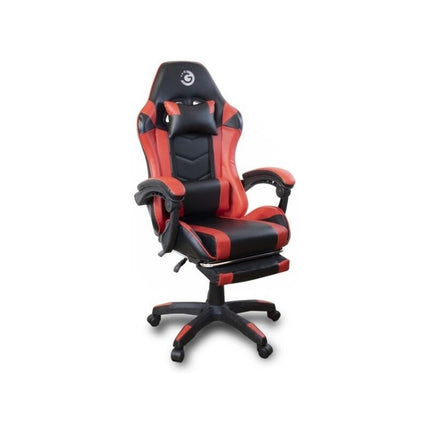 Silla De Escritorio Giratoria Goldtech Gamer Roja Y Negra  Negro