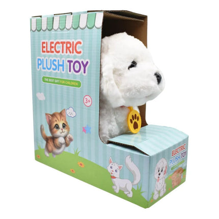 Perro De Peluche Interactivo 25x26cm. Blanco Ty364970 Blanco