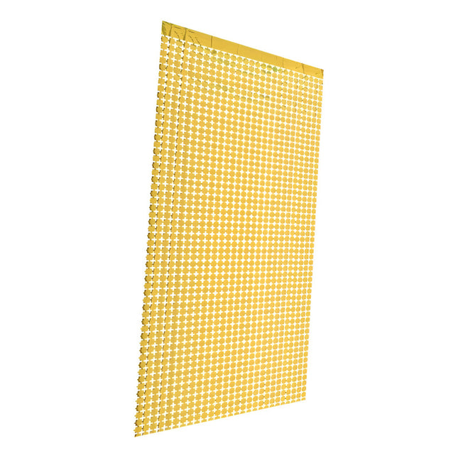 Cortina Panel Metalico Diseño Cuadrados Chicos Cumpleaños