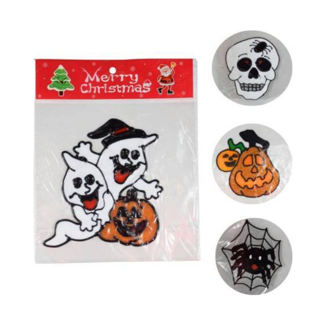 Adorno Gel Adhesivo De Halloween Para Ventana. X