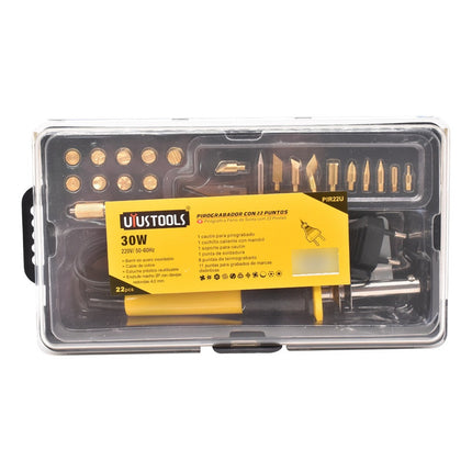 Pirograbador 30w 22 Puntas Uyustools Pir22u