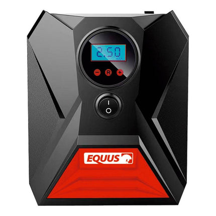 Compresor Inflador De Neumáticos Digital 12v Equus Negro
