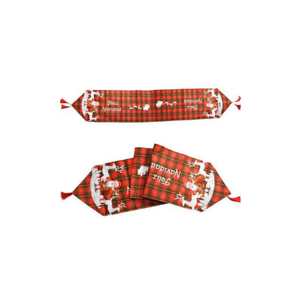 Mantel Camino De Mesa Navidad 34x180cm Varios Modelos Ccm00883