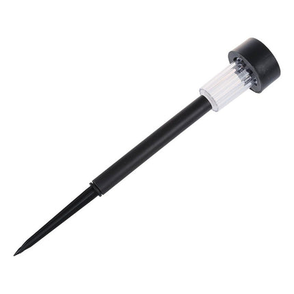 Lampara Luz Solar - Antorcha Farol Pincho Para Jardin Negro Negro Blanco Frío