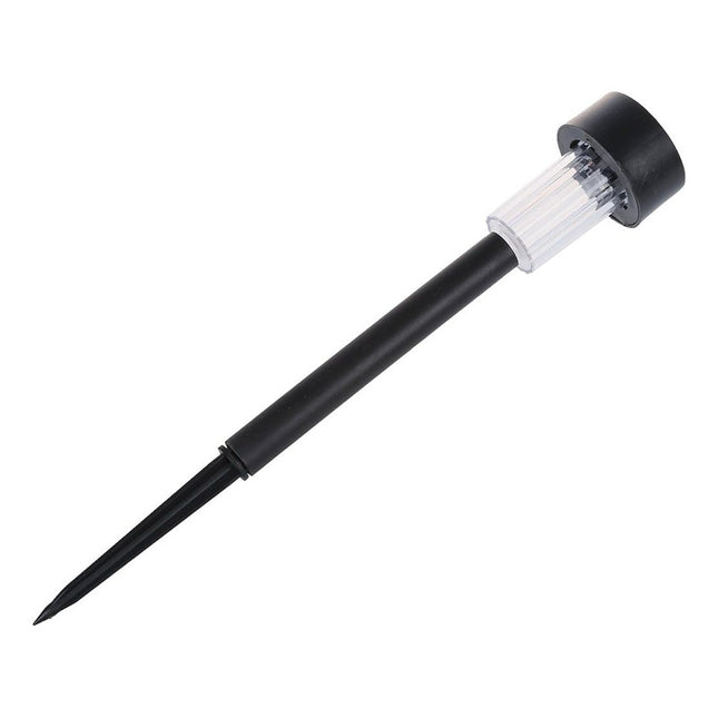 Lampara Luz Solar - Antorcha Farol Pincho Para Jardin Negro Negro Blanco Frío