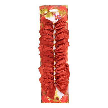 Moñas Navideñas X 12 Unidades 8x8cm Ccm00886 V