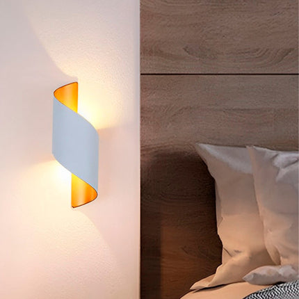 Aplique 6w Led Metal Blanco/bronceado Lh-3518 Z